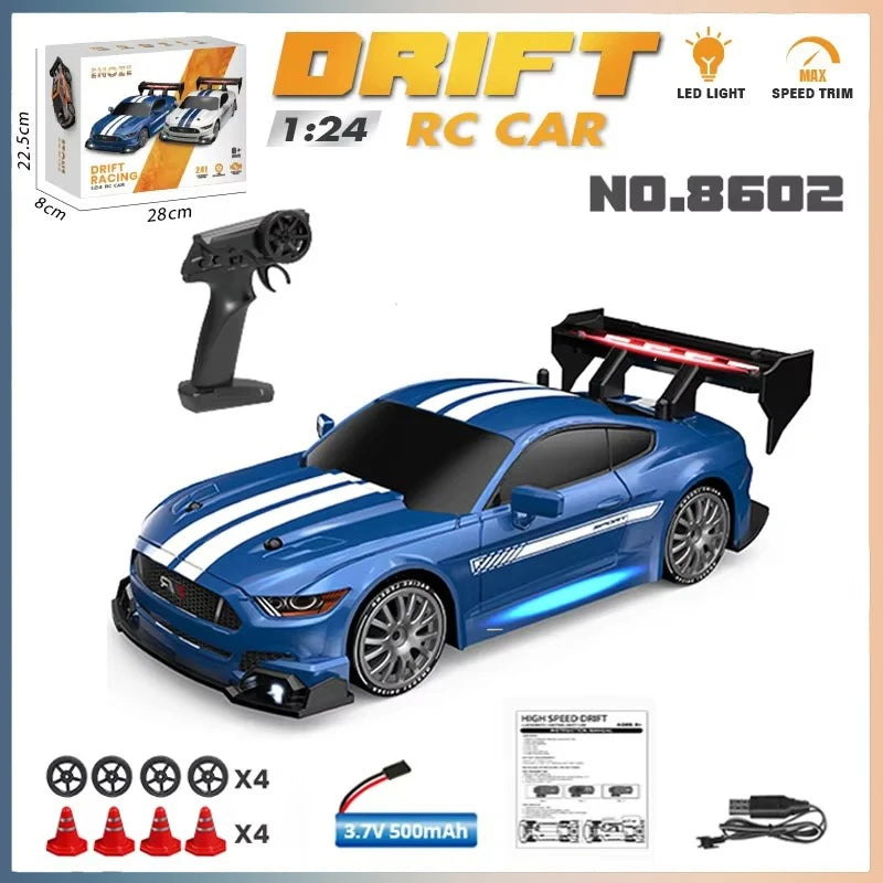 FORD MUSTANG RC Drift Racing Car 1/24 Race Competition