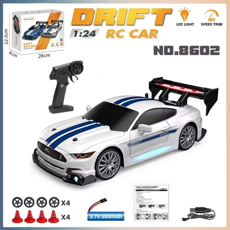 FORD MUSTANG RC Drift Racing Car 1/24 Race Competition