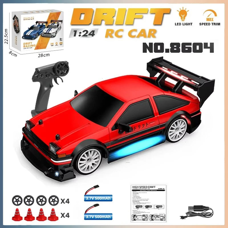 TOYOTA AE86 RC Drift Racing Car 1/24 Model Race Competition