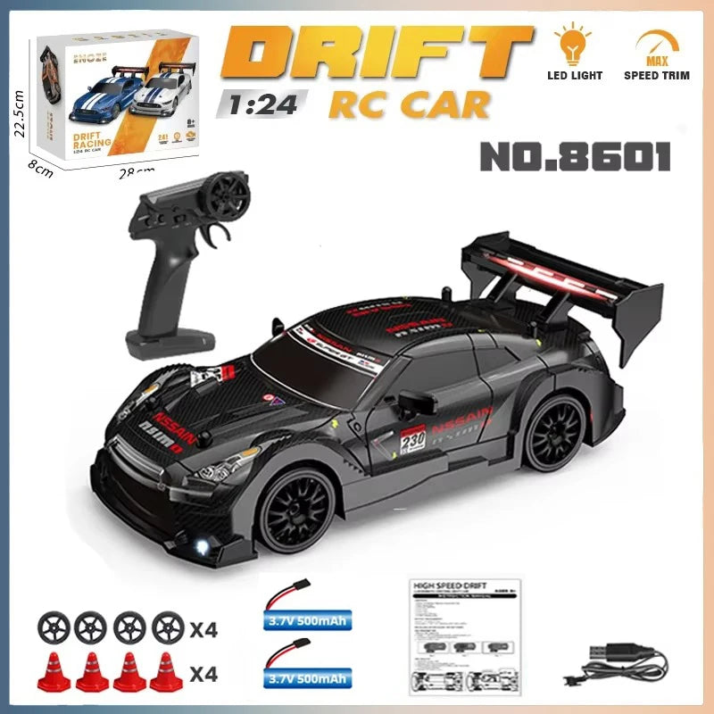 NISSAN GTR RC Drift Racing Car 1/24 Model Race Competition