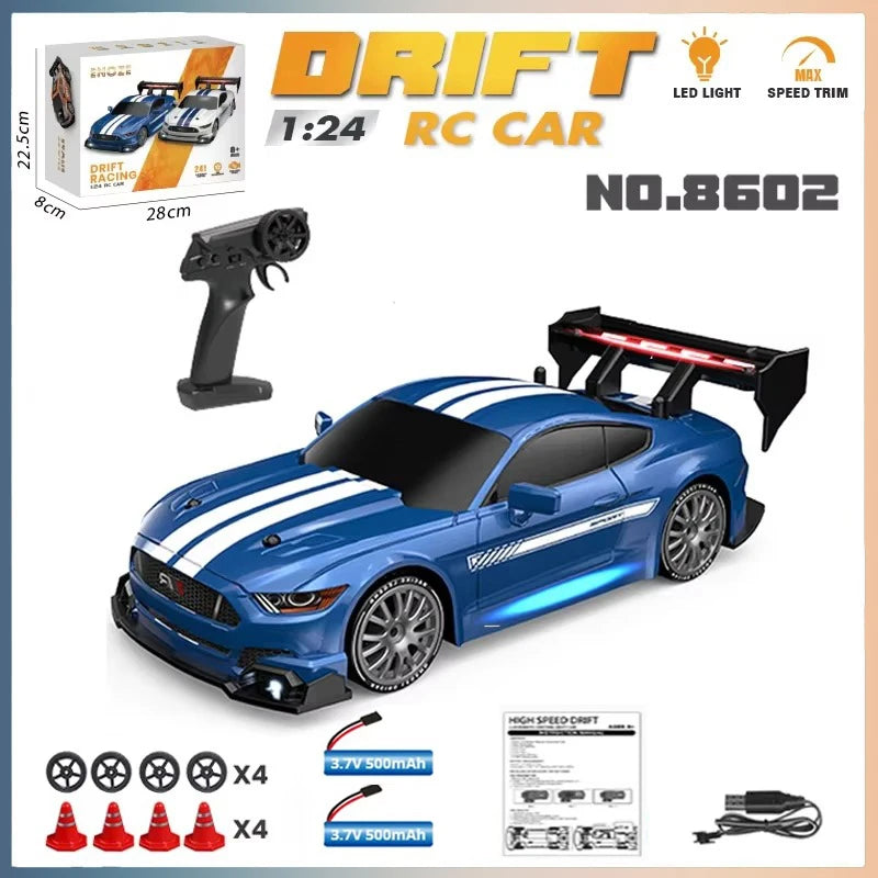 FORD MUSTANG RC Drift Racing Car 1/24 Race Competition