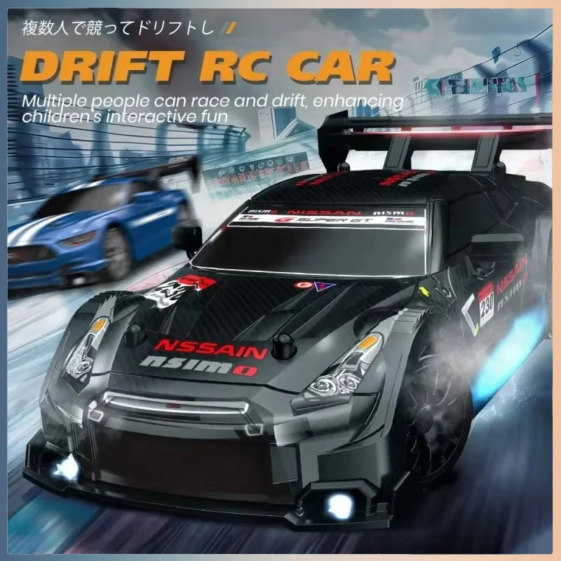 NISSAN GTR RC Drift Racing Car 1/24 Model Race Competition