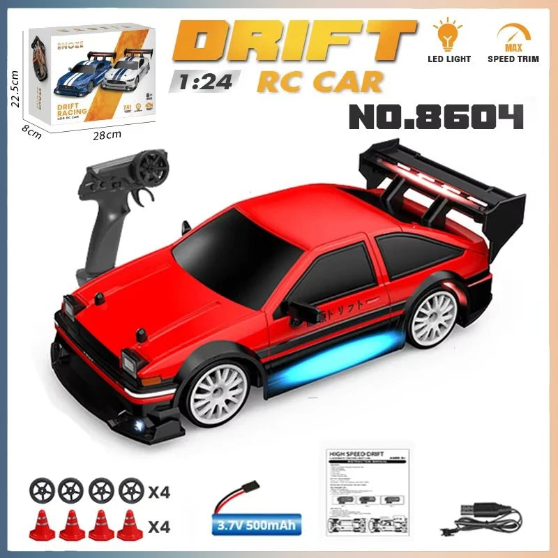 TOYOTA AE86 RC Drift Racing Car 1/24 Model Race Competition