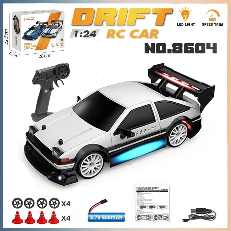 TOYOTA AE86 RC Drift Racing Car 1/24 Model Race Competition